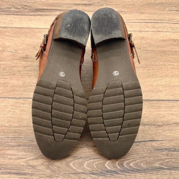 Pikolinos Andorra Women's Size 10.5 US 41 EU Brown Leather Triple Buckle Booties - Picture 8 of 8